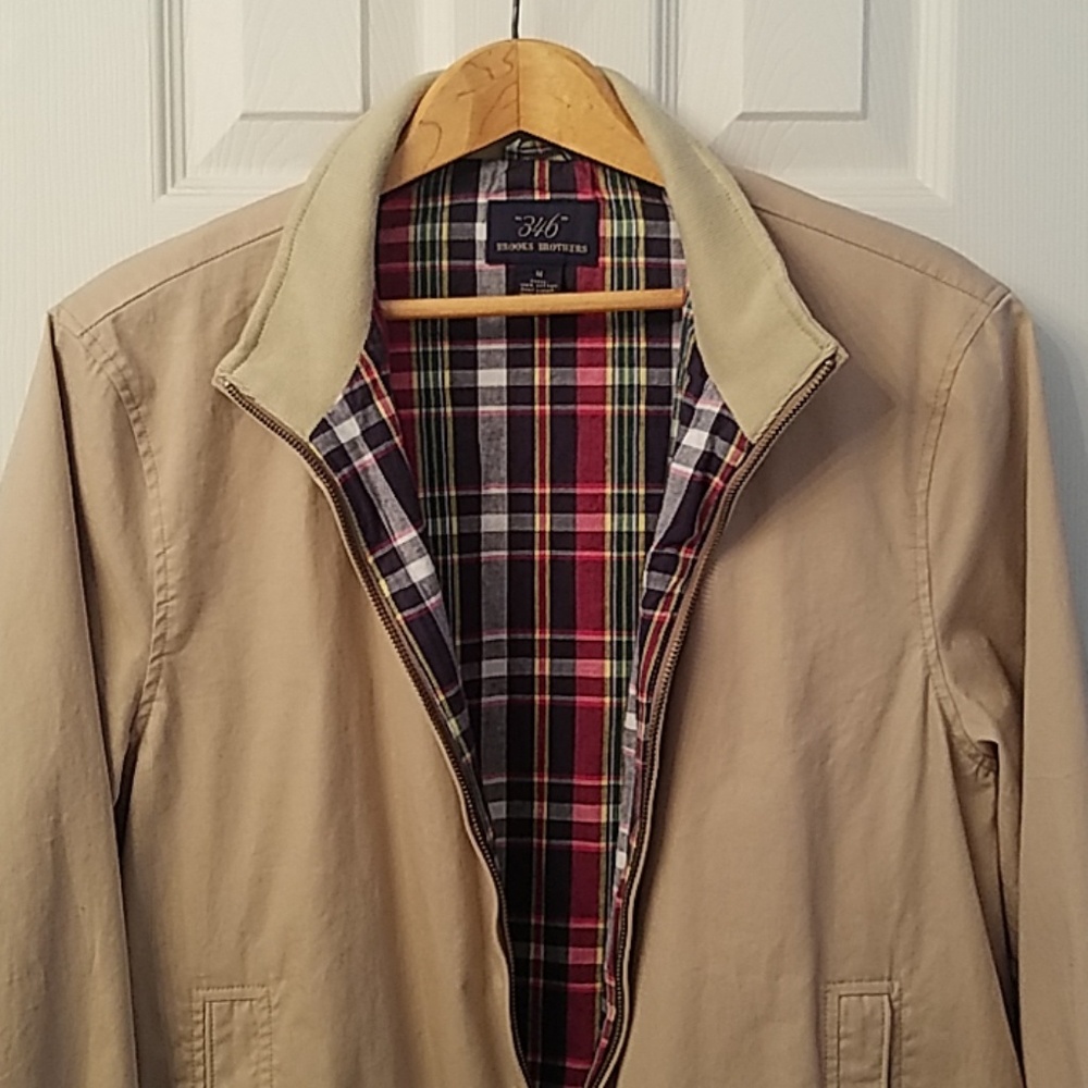 Brooks Brothers "346" Mens Khaki Jacket - M